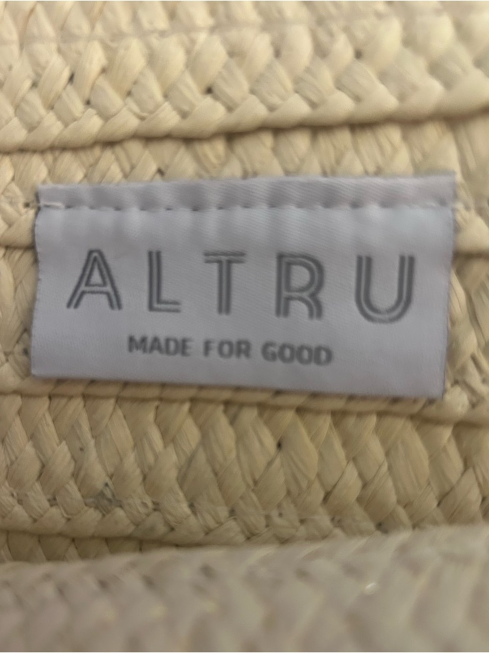 Altru Woven Paper Straw Tote Bag - Summer/Beach Ready - Excellent Condition - Picture 8 of 10